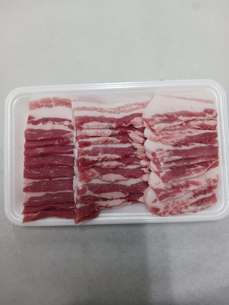 黒豚バラ焼肉用500ｇ